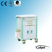 Whole ABS Plastic Mobile Hospital Medical Emergency Trolley (P-4)
